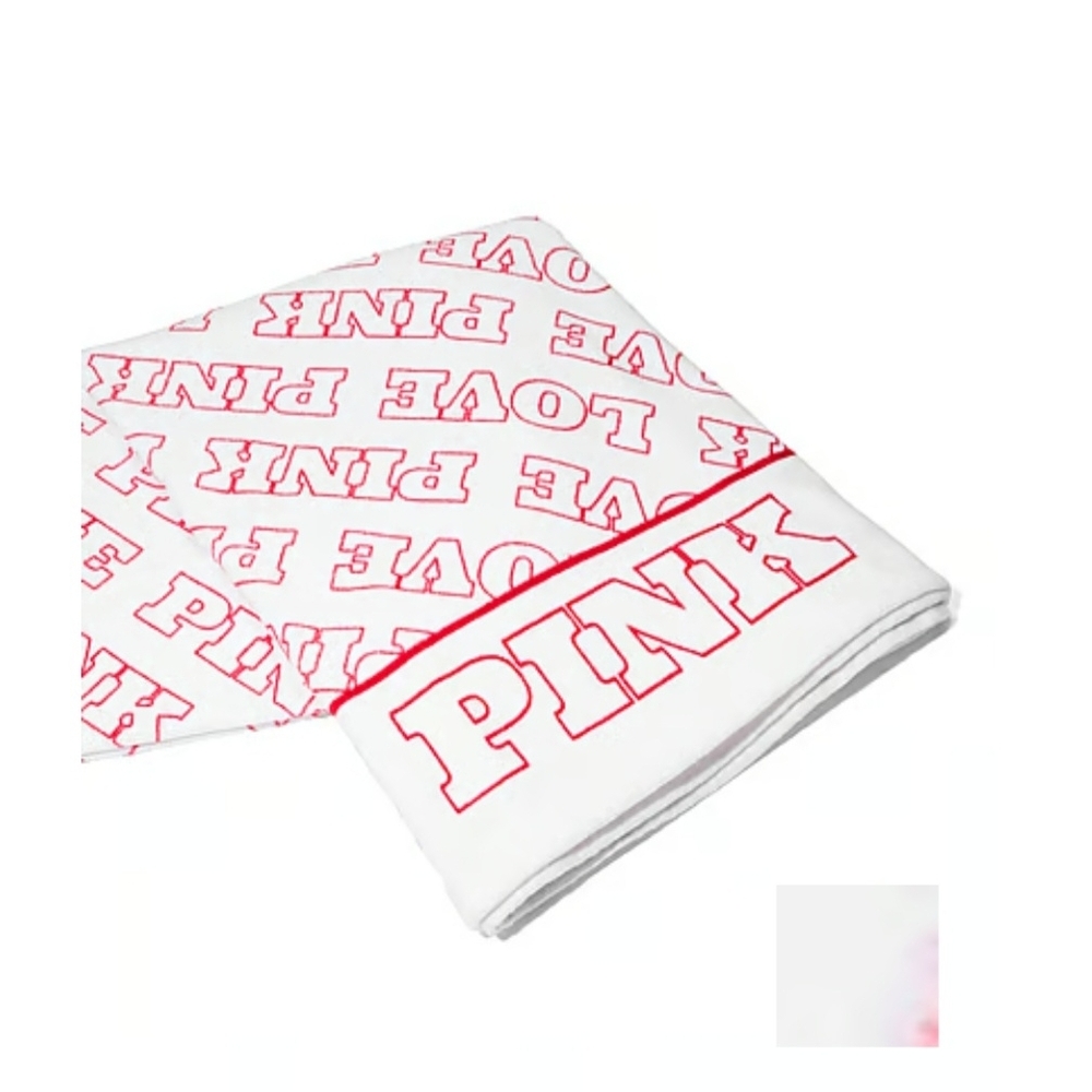 Pink Love Beach Towel